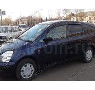 Дефлекторы окон на Honda Stream 00-06 (Cobra Tuning)