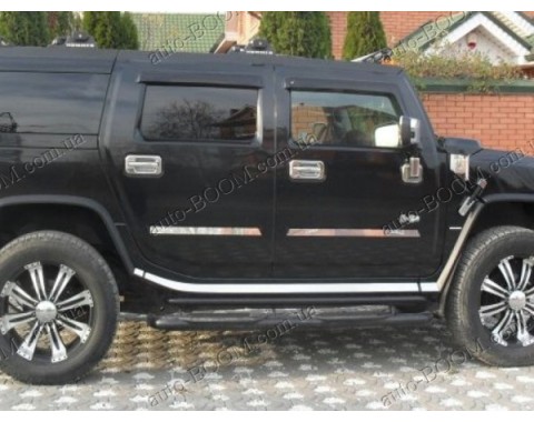 Дефлекторы окон на Hummer H2 02-09 (Cobra Tuning)