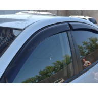 Дефлекторы окон на Hyundai Elantra 4 06-11 (Cobra Tuning)