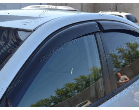 Дефлекторы окон на Hyundai Elantra 4 06-11 (Cobra Tuning)