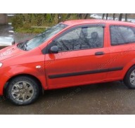 Дефлекторы окон на Hyundai Getz 02-11 3двери (Cobra Tuning)