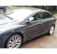 Дефлекторы окон на Hyundai i40 11- (Cobra Tuning)