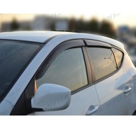 Дефлекторы окон на Hyundai ix35 10- (Cobra Tuning)