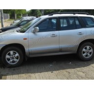 Дефлекторы окон на Hyundai Santa Fe 01-06 (Cobra Tuning)