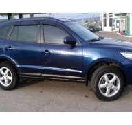 Дефлекторы окон на Hyundai Santa Fe 06-12 (Cobra Tuning)
