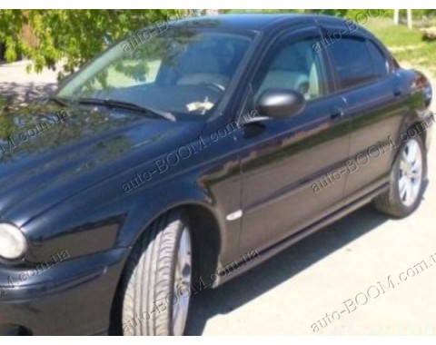 Дефлекторы окон на Jaguar X-Type 01-09 (Cobra Tuning)