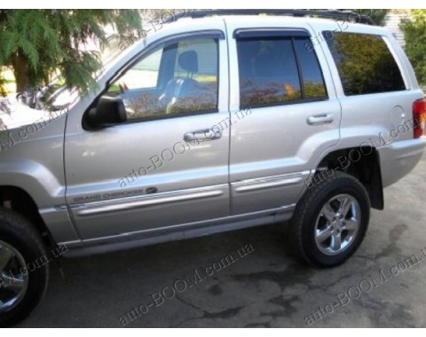 Дефлекторы окон на Jeep Cherokee 01-08 (Cobra Tuning)