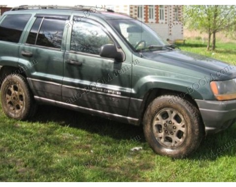 Дефлекторы окон на Jeep Grand Cherokee 99-04 (Cobra Tuning)