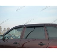 Дефлекторы окон на ВАЗ Калина 1117 (Cobra Tuning)