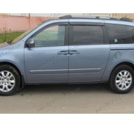 Дефлекторы окон на Kia Carnival 2 06- (Cobra Tuning)