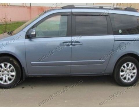 Дефлекторы окон на Kia Carnival 2 06- (Cobra Tuning)