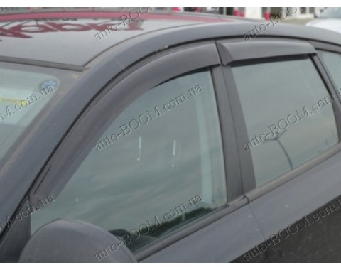 Дефлекторы окон на Kia Ceed 12- хэтчбек 5дверей (Cobra Tuning)