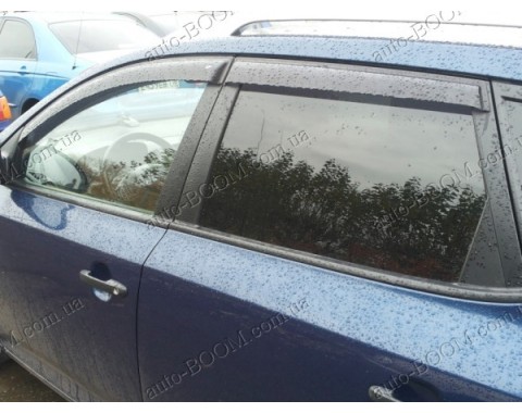 Дефлекторы окон на Kia Ceed 06-12 универсал (Cobra Tuning)