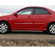 Дефлекторы окон на Kia Cerato 04-09 (Cobra Tuning)