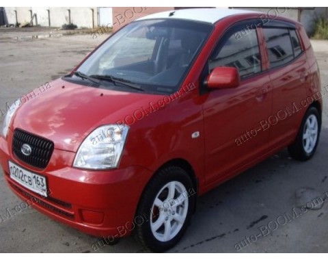 Дефлекторы окон на Kia Picanto 04-10 (Cobra Tuning)