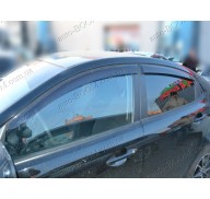 Дефлекторы окон на Kia Rio 11- (Cobra Tuning)