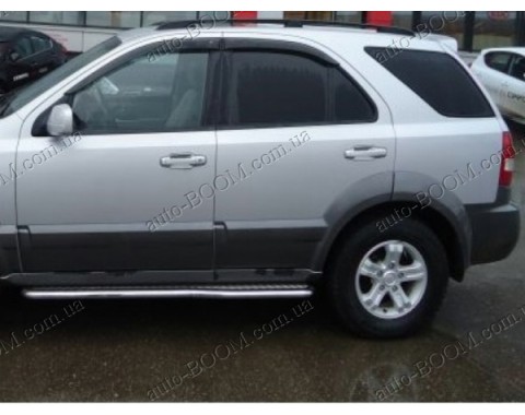 Дефлекторы окон на Kia Sorento 02-09 (Cobra Tuning)