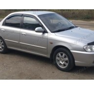 Дефлекторы окон на Kia Spectra 05-09 (Cobra Tuning)