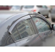 Дефлекторы окон на Mazda 3 09- (Cobra Tuning)