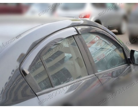 Дефлекторы окон на Mazda 3 09- (Cobra Tuning)