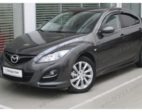 Дефлекторы окон на Mazda 6 07-12 (Cobra Tuning)
