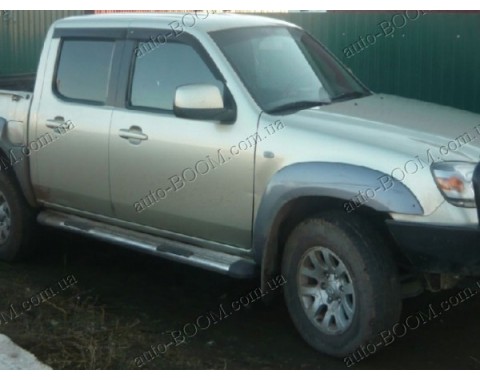 Дефлекторы окон на Mazda BT-50 06- (Cobra Tuning)