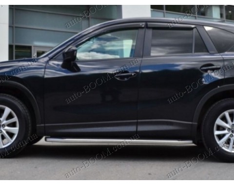 Дефлекторы окон на Mazda CX-5 12- (Cobra Tuning)
