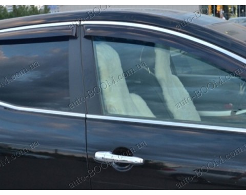 Дефлекторы окон на Mazda CX-7 06-12 (Cobra Tuning)
