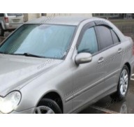 Дефлекторы окон на Mercedes C W203 00-07 (Cobra Tuning)