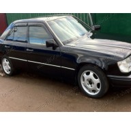 Дефлекторы окон на Mercedes E W124 84-96 (Cobra Tuning)
