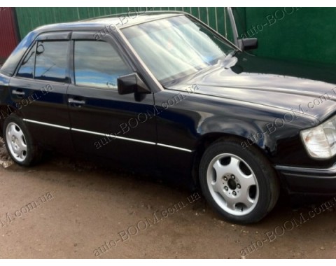 Дефлекторы окон на Mercedes E W124 84-96 (Cobra Tuning)