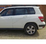 Дефлекторы окон на Mercedes GLK 08- (Cobra Tuning)