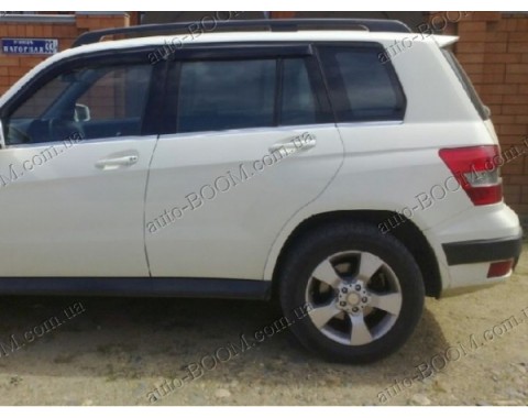 Дефлекторы окон на Mercedes GLK 08- (Cobra Tuning)