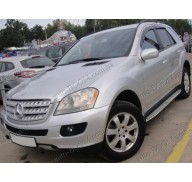 Дефлекторы окон на Mercedes ML W164 05-11 (Cobra Tuning)