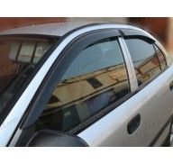 Дефлекторы окон на Mitsubishi Carisma 95-04 (Cobra Tuning)