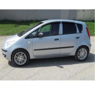 Дефлекторы окон на Mitsubishi Colt 6 03-08 5дверей (Cobra Tuning)