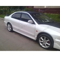 Дефлекторы окон на Mitsubishi Galant 8 96-06 (Cobra Tuning)