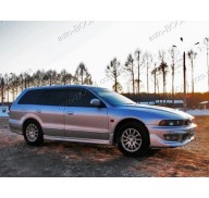 Дефлекторы окон на Mitsubishi Galant 8 96-06 универсал (Cobra Tuning)