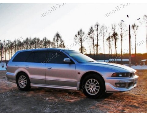 Дефлекторы окон на Mitsubishi Galant 8 96-06 универсал (Cobra Tuning)