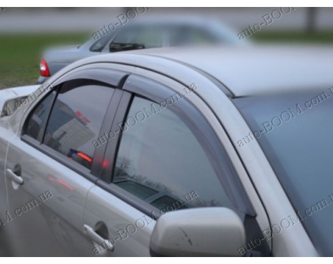 Дефлекторы окон на Mitsubishi Lancer 9 03-07 универсал (Cobra Tuning)