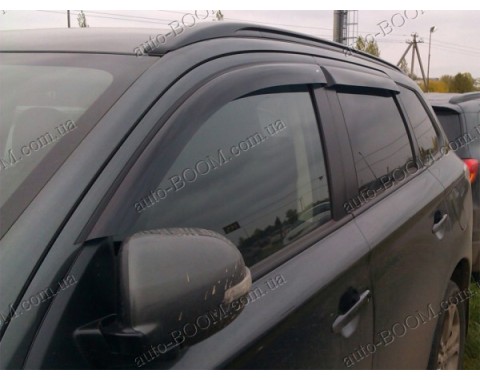 Дефлекторы окон на Mitsubishi Outlander 3 12- (Cobra Tuning)