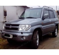 Дефлекторы окон на Mitsubishi Pajero Pinin 98-07 3двери (Cobra Tuning)