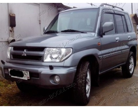 Дефлекторы окон на Mitsubishi Pajero Pinin 98-07 3двери (Cobra Tuning)