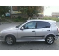 Дефлекторы окон на Nissan Almera 2 00-06 хэтчбек (Cobra Tuning)