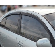 Дефлекторы окон на Nissan Almera 2 00-06 (Cobra Tuning)