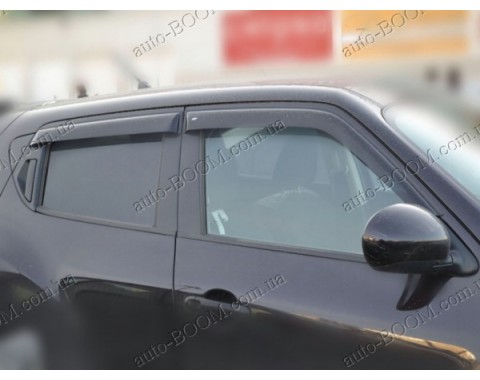 Дефлекторы окон на Nissan Juke 10- (Cobra Tuning)