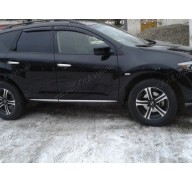 Дефлекторы окон на Nissan Murano 2 08- (Cobra Tuning)