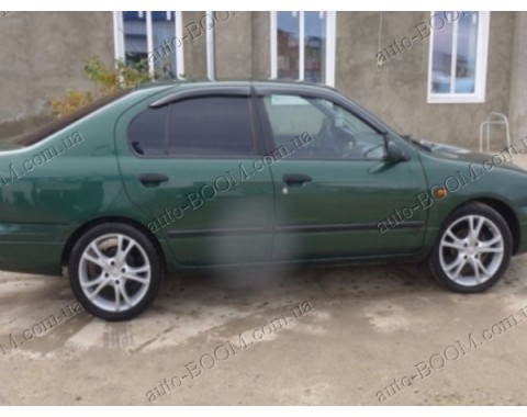 Дефлекторы окон на Nissan Primera 96-01 (Cobra Tuning)