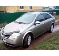 Дефлекторы окон на Nissan Primera 01-07 (Cobra Tuning)