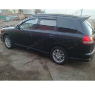 Дефлекторы окон на Nissan Wingroad 99-05 (Cobra Tuning)